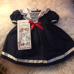 Daisy Kingdom Sailor Doll Dress NWT 17-19” Doll